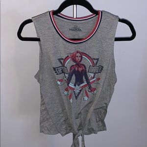 Captain marvel muscle T-shirt